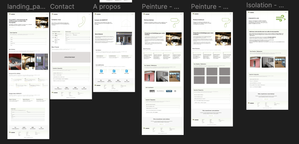 Maquette Hero Section SAS Fayet